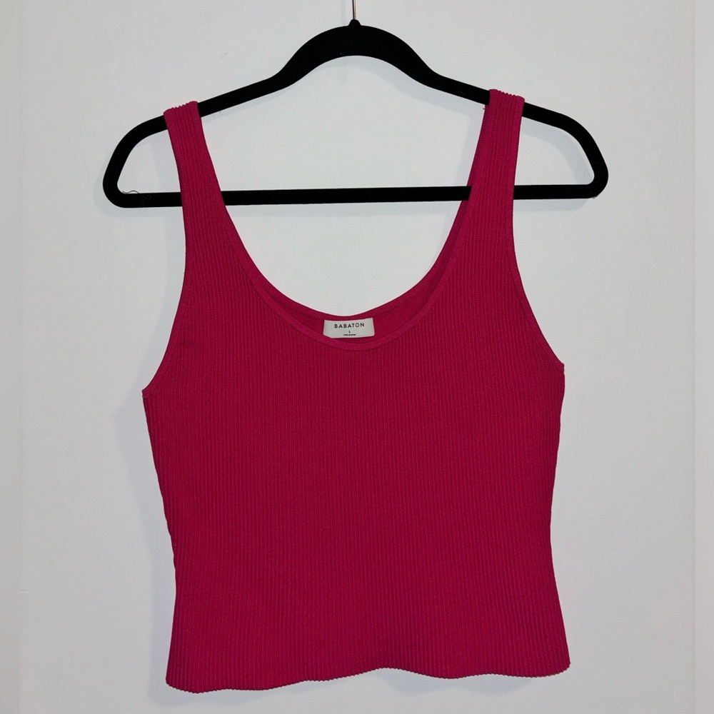 Babaton Sculpt Knit Scoopneck Tank